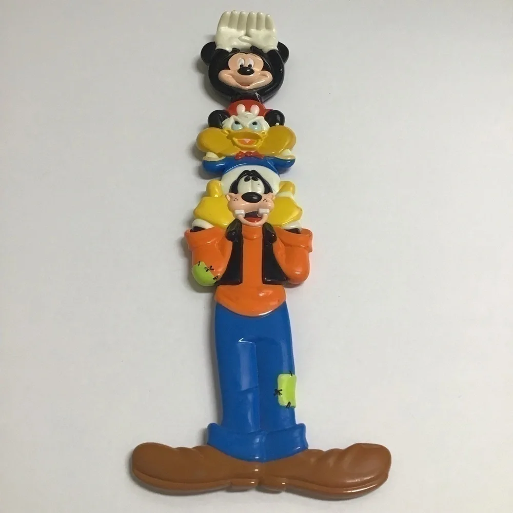 Disney Parks Back Scratcher Totem Pole Goofy Donald & Mickey Classic 15